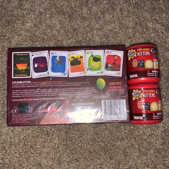 Exploding Kittens Game original edition & party + 2 Mashems - Picture 5 of 10